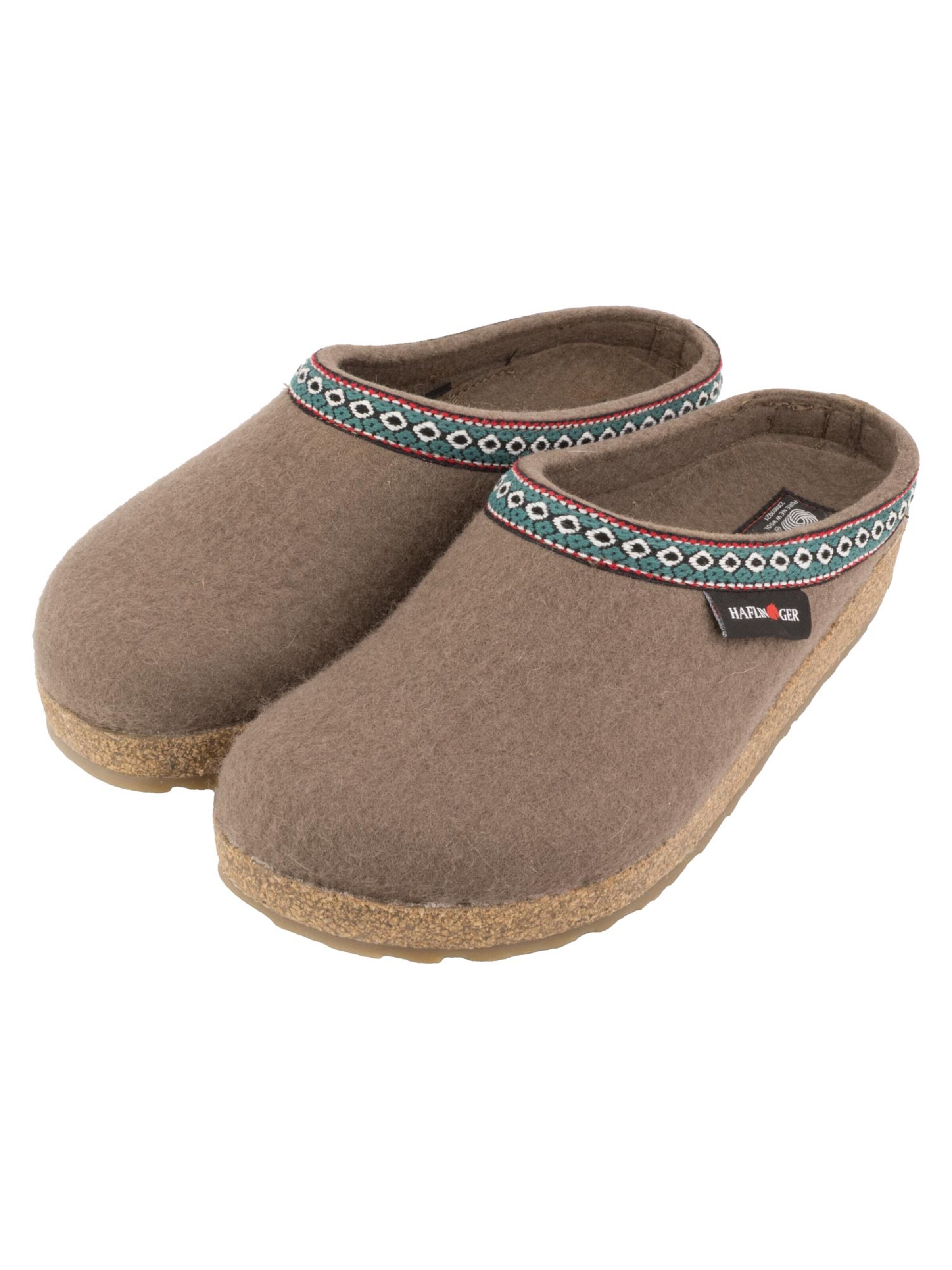 HAFLINGER Clogs 'Franzl' in Grey