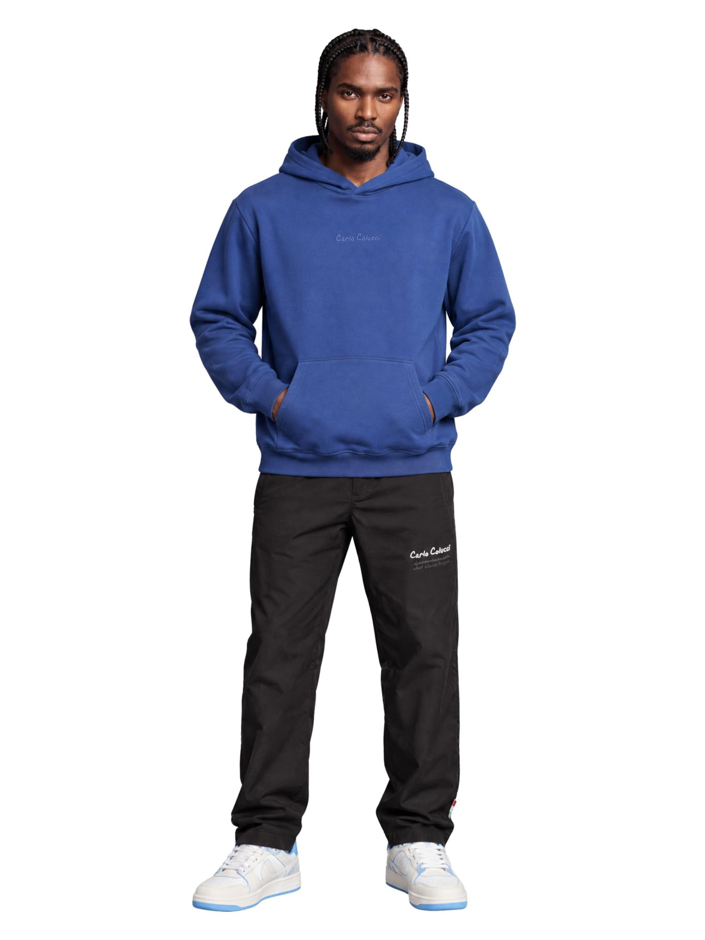 Carlo Colucci Sweatshirt ' Framba ' in Blauw