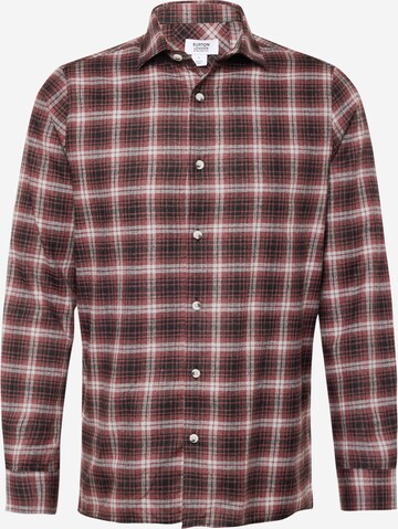 Coupe regular Chemise BURTON MENSWEAR LONDON en rouge : devant