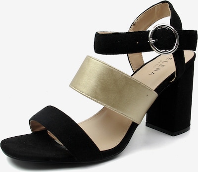 Celena Strap sandal 'Charlyn' in Gold / Black, Item view