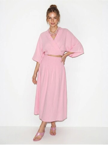 Bianco Lucci Domácí oblečení 'Zweiteiliges Set' – pink