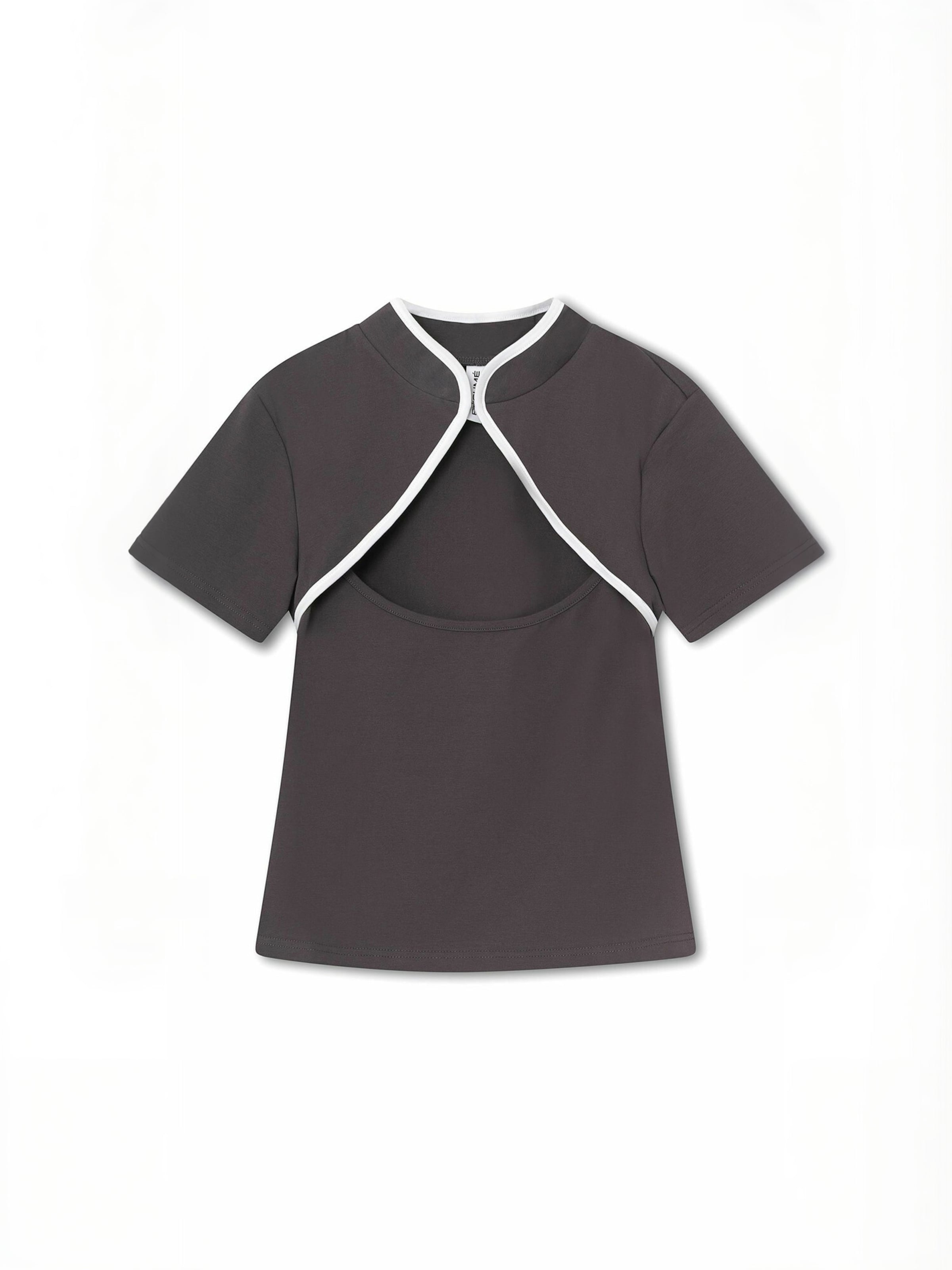 Résumé - Top ' Noella ' en gris: frente