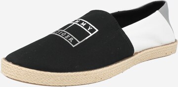 TOMMY HILFIGER Espadrilles in Zwart: voorkant