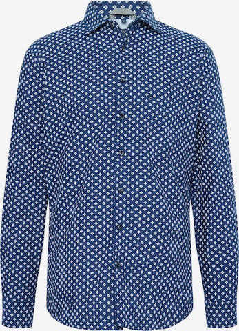 OLYMP Regular fit Button Up Shirt in Blue: front