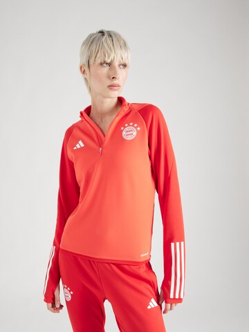 T-shirt fonctionnel ADIDAS PERFORMANCE en rouge : devant