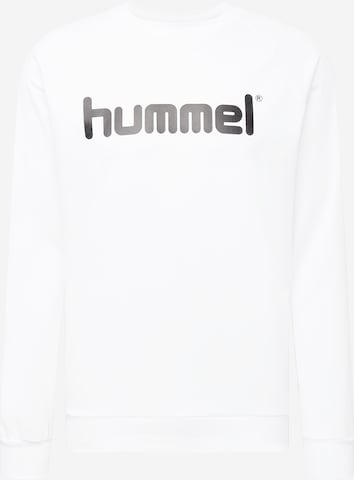 Hummel Athletic Sweatshirt in White: front