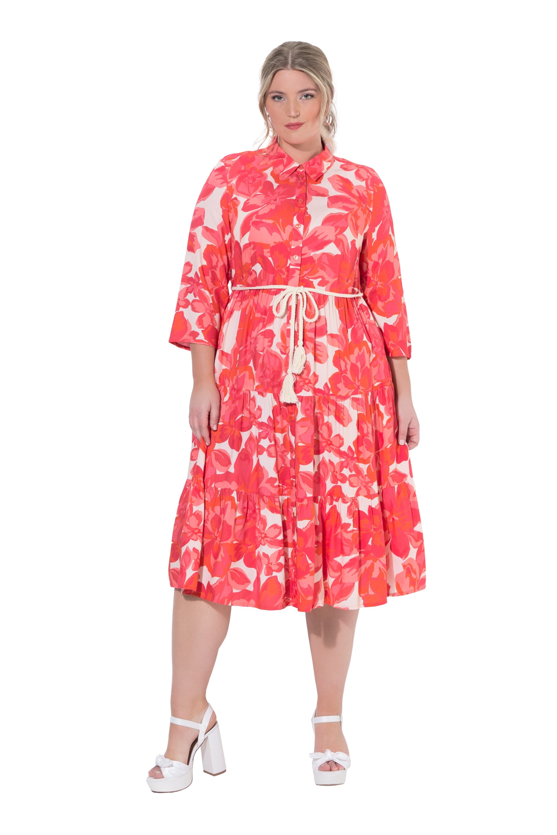 MIAMODA Blusenkleid in Pink: Vorderseite