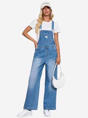 Imily Bela Wide leg Tuinbroek jeans in Blauw