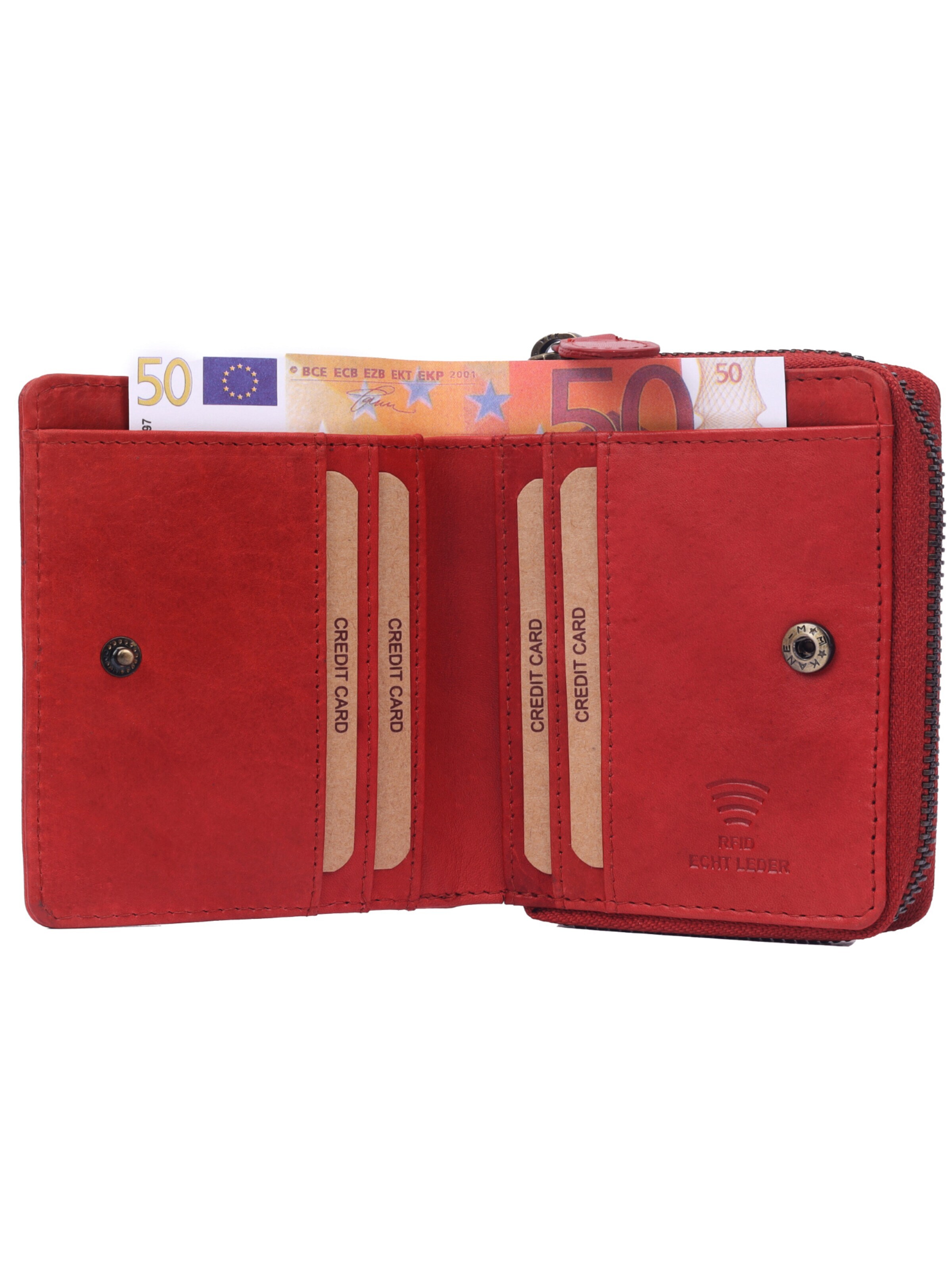 Benthill Wallet in Red