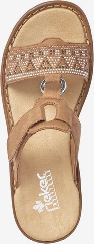 Rieker Mules 'Bridge' in Brown