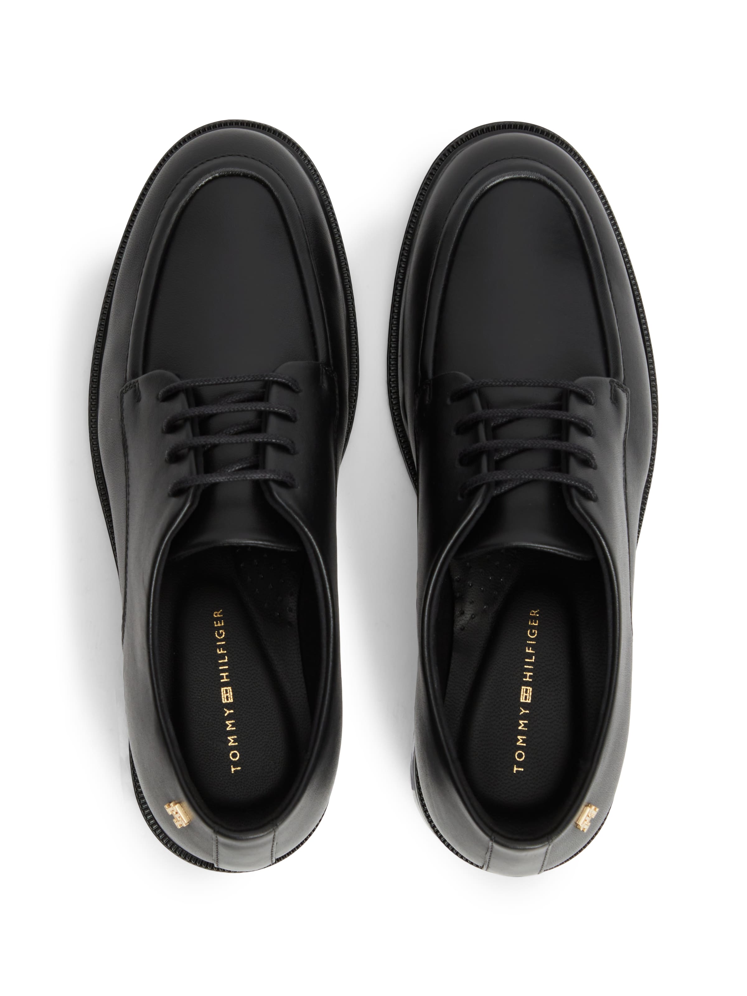 Chaussure à lacets TOMMY HILFIGER en noir
