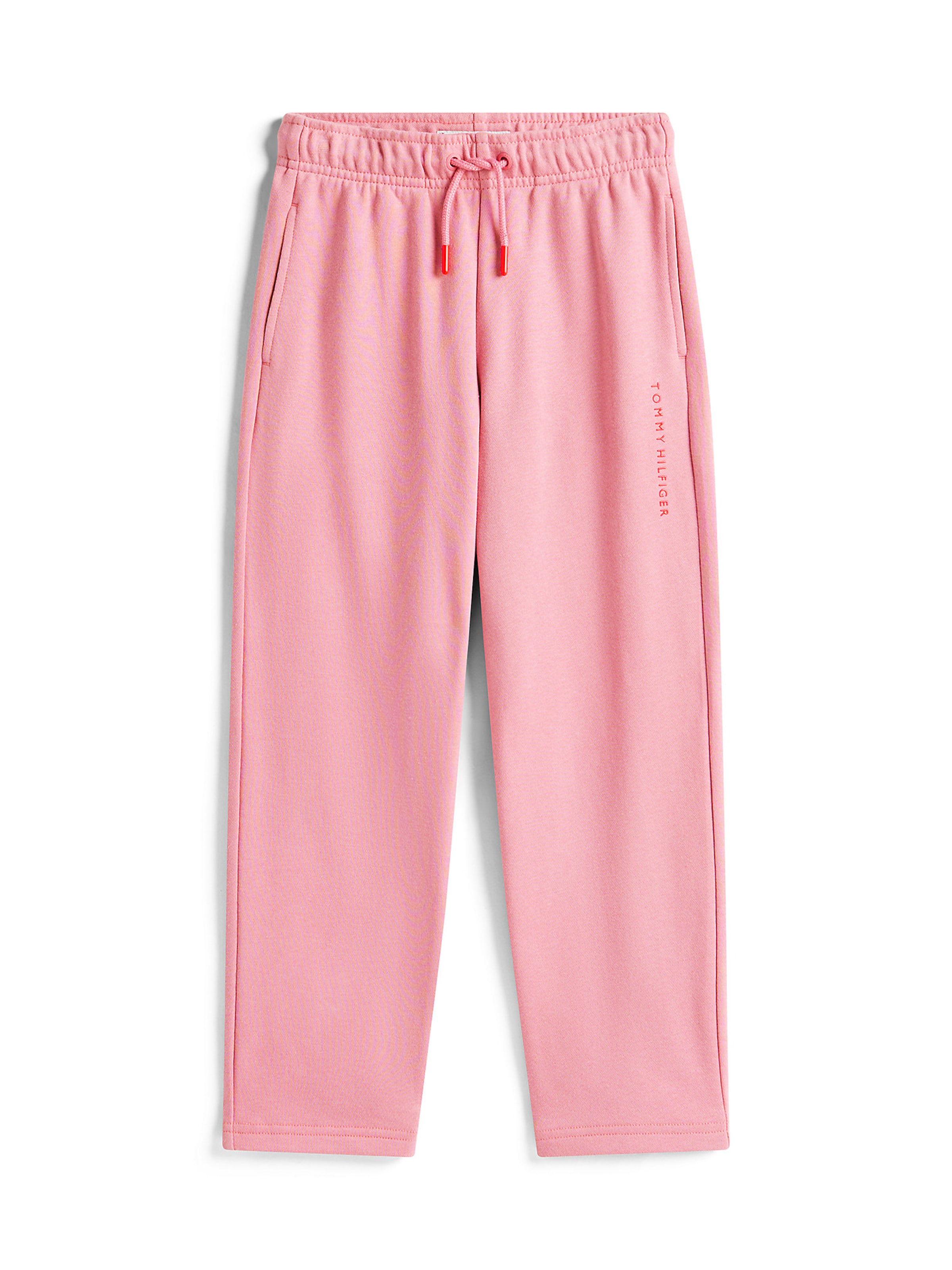 Regular Pantalon TOMMY HILFIGER en rose : devant
