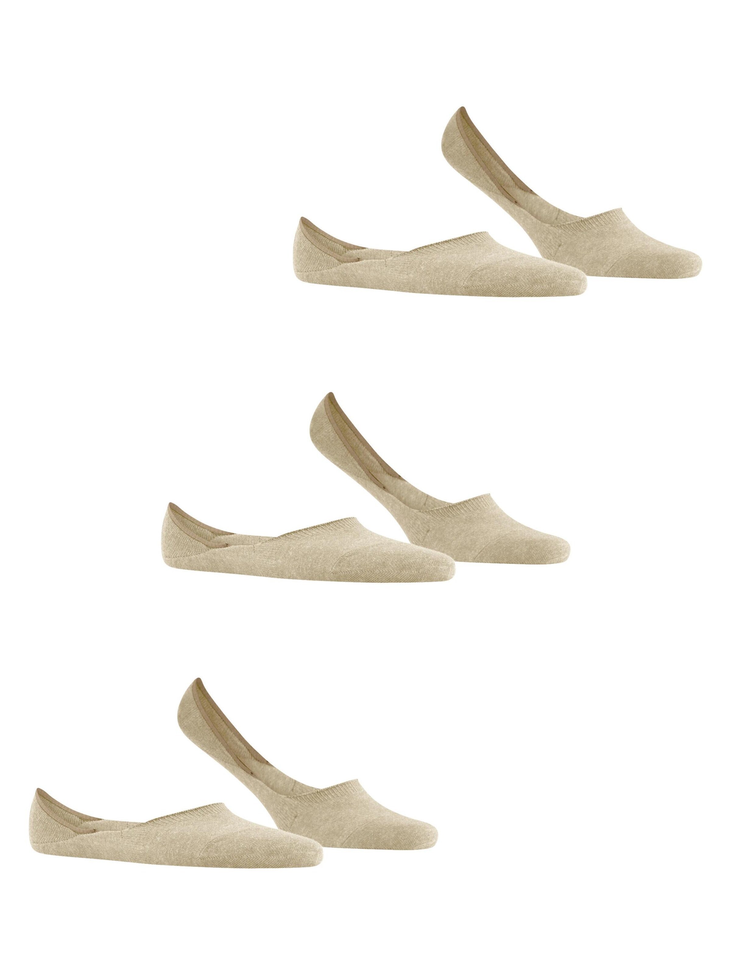 FALKE Füßlinge 'Step Medium Cut 3-Pack'‌‌‌‌‌‌‌ in Beige