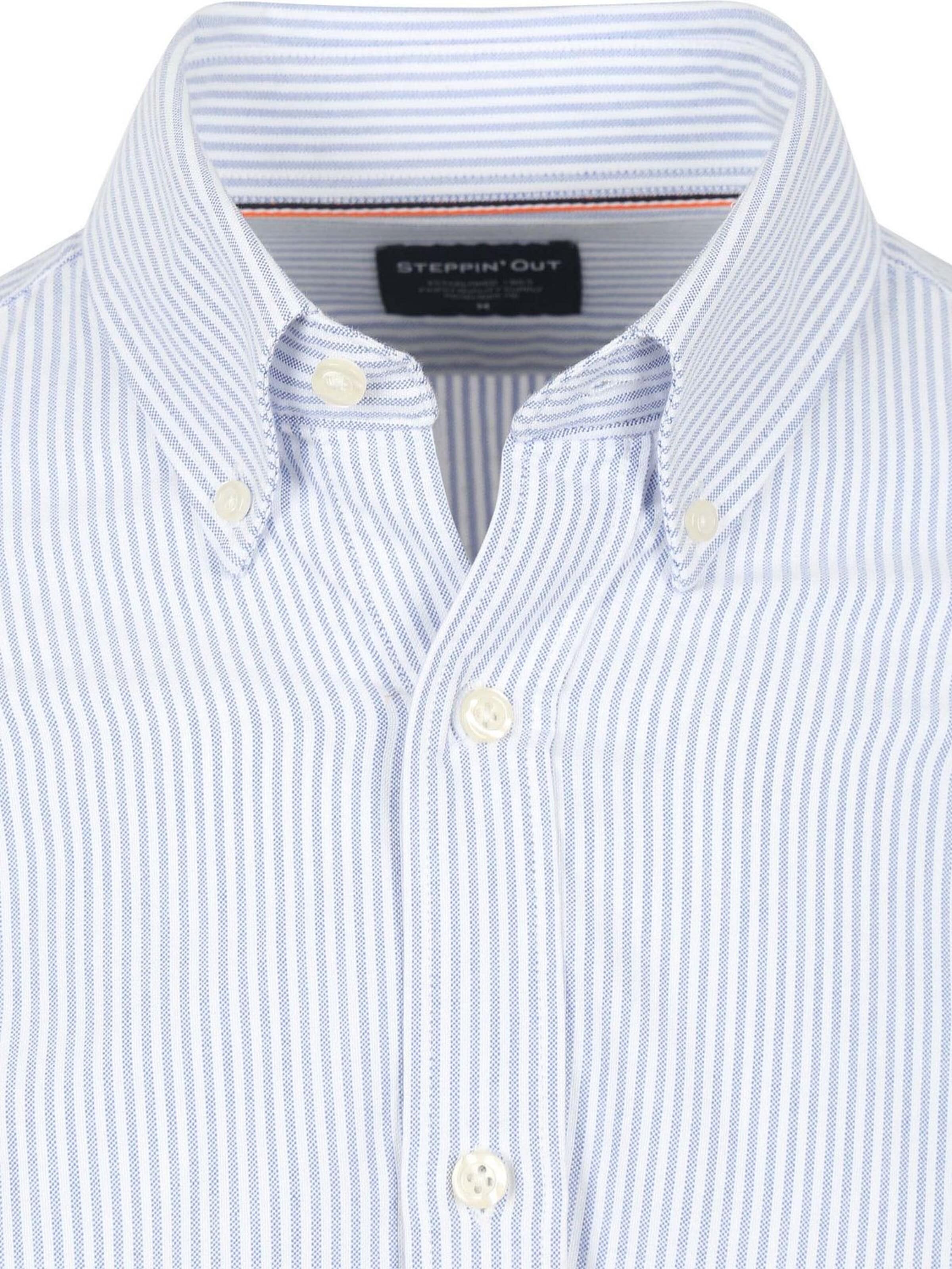 Steppin' out Regular fit Button Up Shirt in Blue
