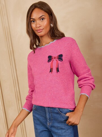 love & roses Pullover in Pink