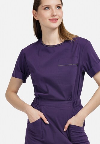 T-shirt HELMIDGE en violet