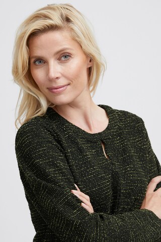 Fransa Knit Cardigan 'Camma' in Green