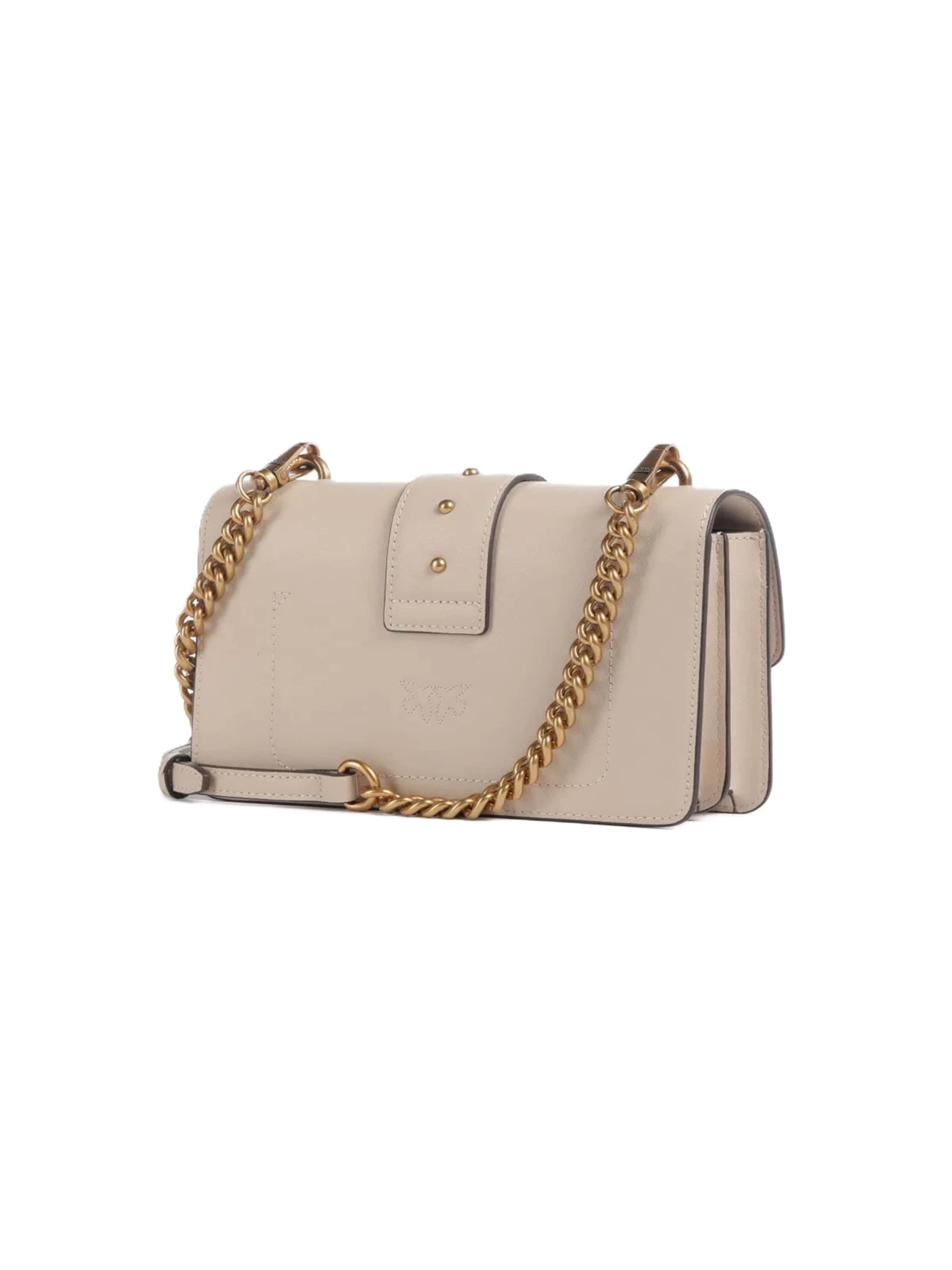 Borsa a tracolla '105856 A0F1' di PINKO in beige