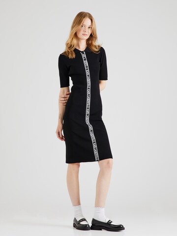 Karl Lagerfeld Knit dress in Black: front