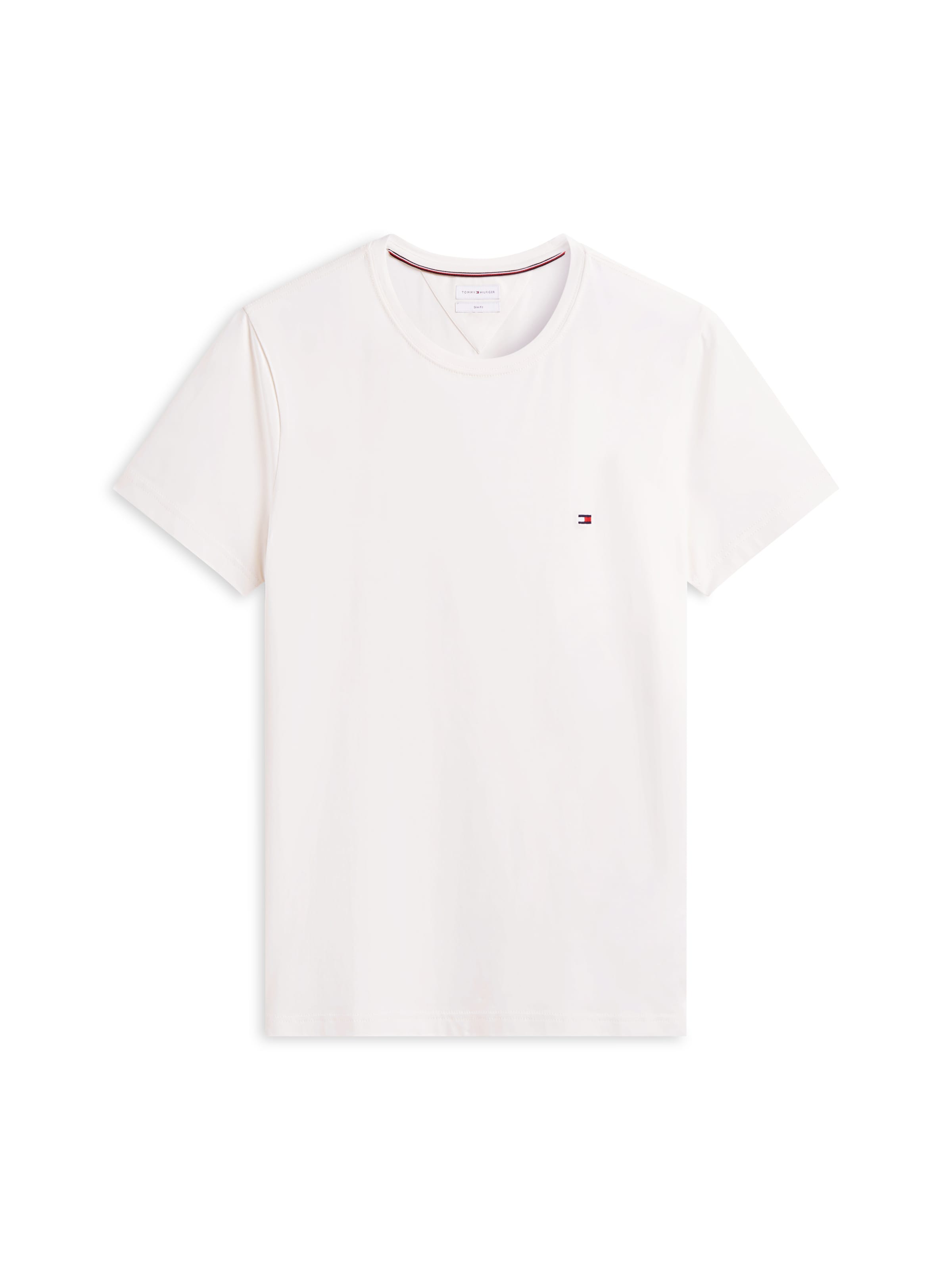 TOMMY HILFIGER Slim fit Koszulka w kolorze beżowy: przód
