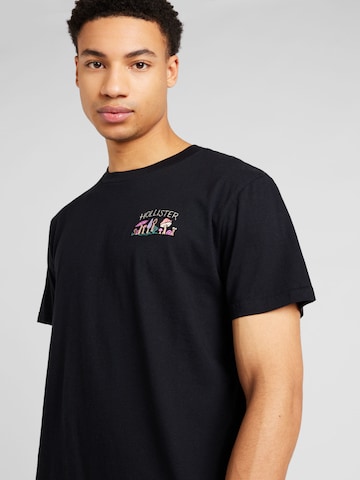 T-Shirt HOLLISTER en noir