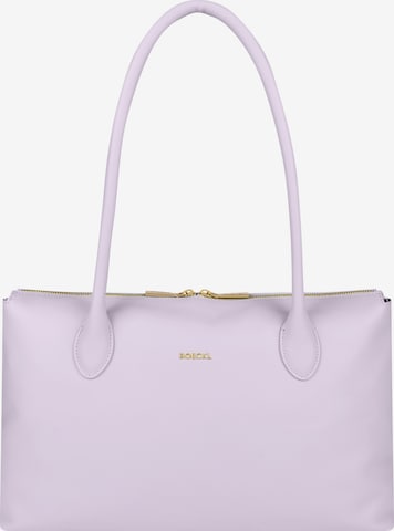Borsa a spalla ' DAVINA HANDBAG' di Roeckl in lilla: frontale