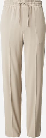 Pantalon à plis Lindbergh en gris : devant