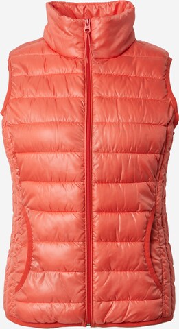 Gilet QS en orange : devant