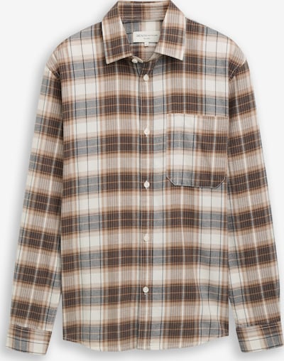 TOM TAILOR DENIM Krekls pieejams S, krāsa - bēšs / brūns / tumši brūns, Preces skats