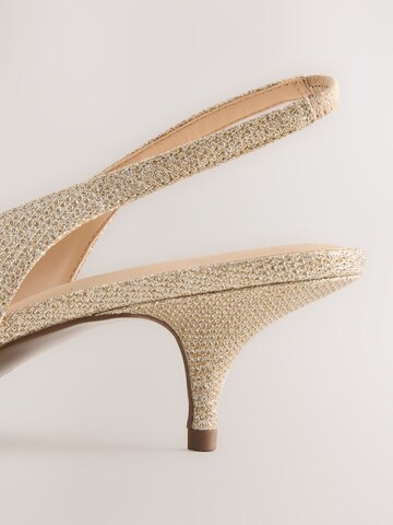 Escarpins à bride arrière 'Forever Comfort' Next en or