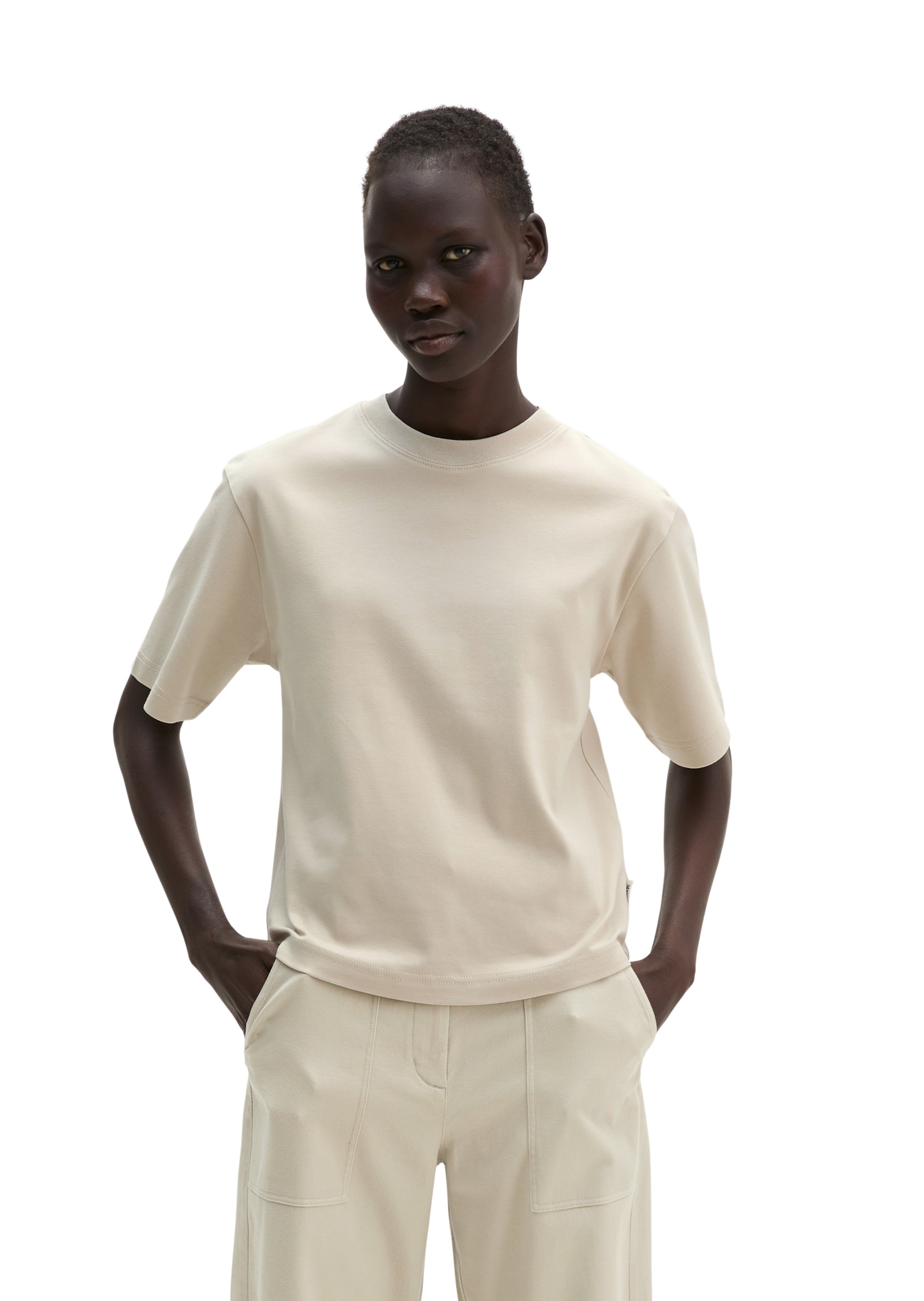 Marc O'Polo Shirt in Beige: Vorderseite