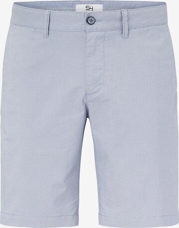 S4 Jackets Chino Pants in Blue: front
