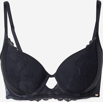 Dorina Balconette Bra in Black: front