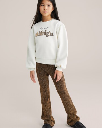 WE Fashion Bluzka sportowa w kolorze biały