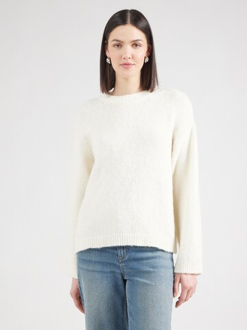 Pull-over Gina Tricot en blanc : devant