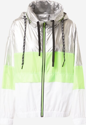 FILA Sportjacke 'AUGUSTA' in grün / silber / weiß, Produktansicht