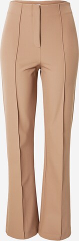 River Island Boot cut Pants in Beige: front