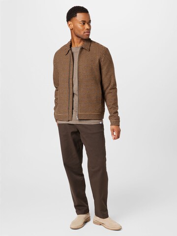 Les Deux Between-Season Jacket 'Manuel' in Brown