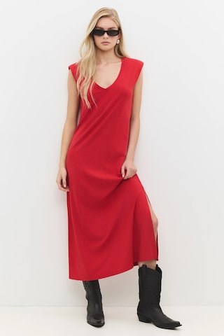 No Matter What Dress in Red: front