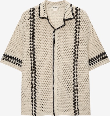 Pull&BearComfort Fit Košulja - bež boja: prednji dio