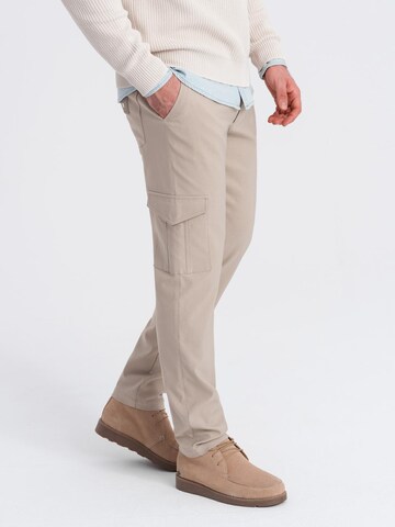 Regular Pantalon Ombre en beige
