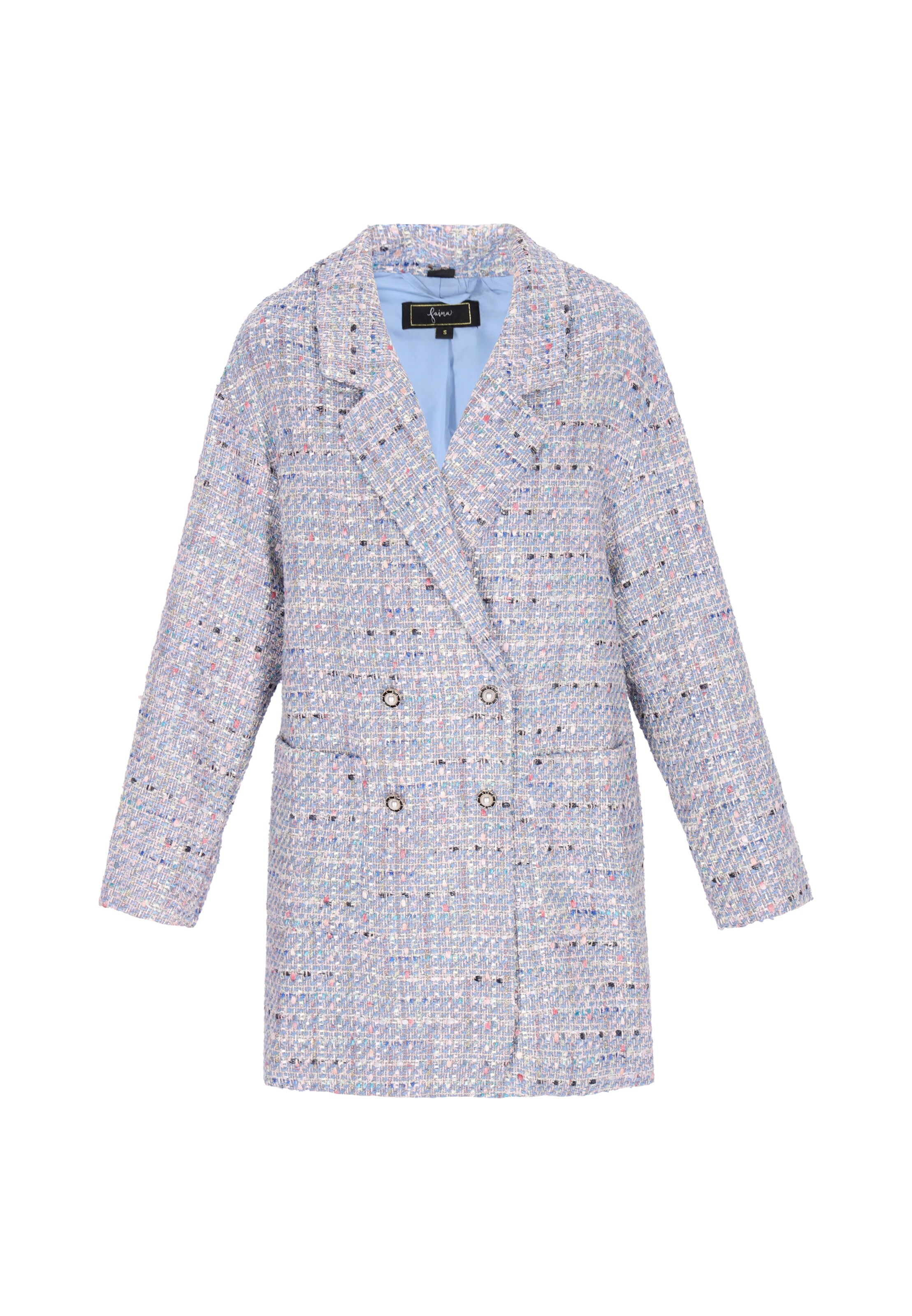 faina Abrigo de entretiempo en azul claro, Vista del producto