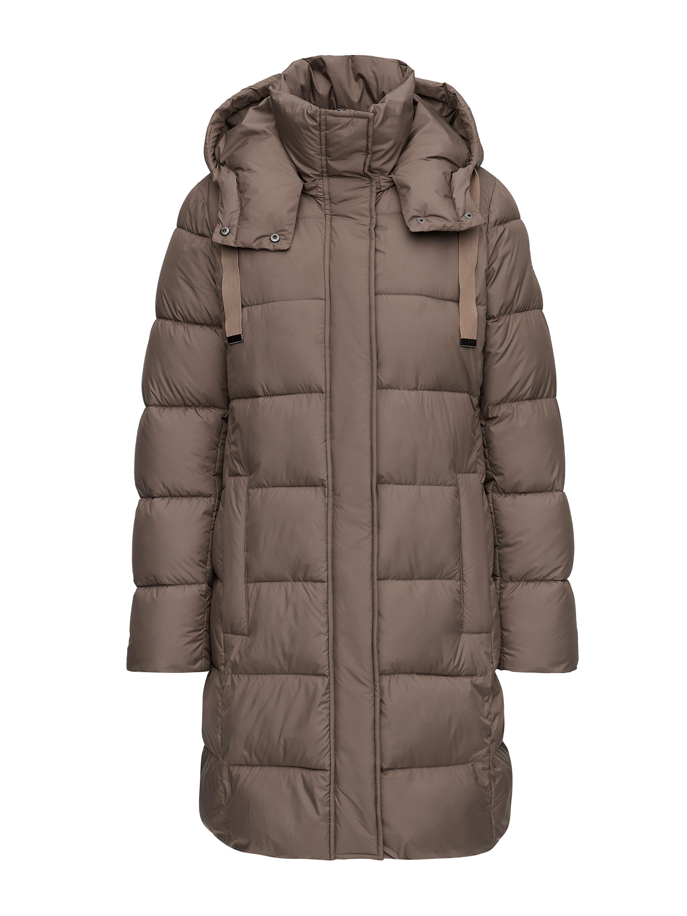 MANISA Winterparka 'Steppmantel'‌‌‌‌‌‌‌‌ in Braun: Vorderseite