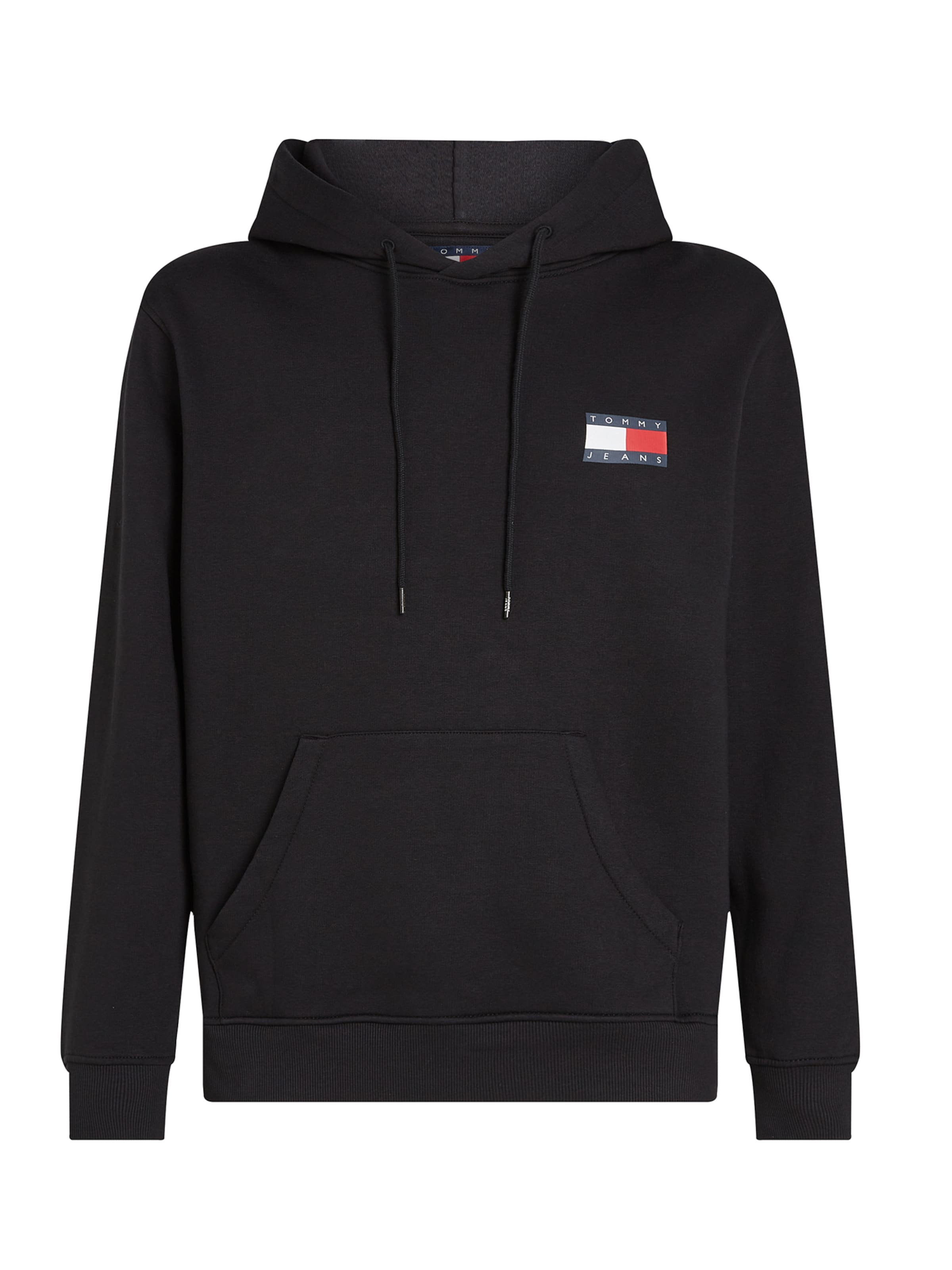 Tommy Jeans Sweatshirt 'ESSENTIAL' in Schwarz: Vorderseite