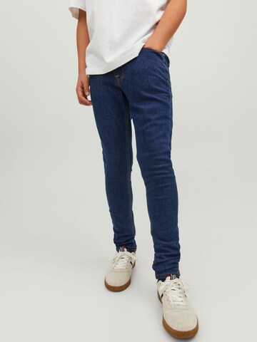 Jack & Jones Junior Skinny Jeans in Blue: front