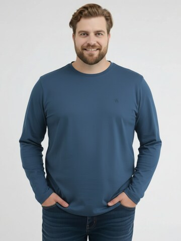 Sweat de sport LERROS en bleu : devant