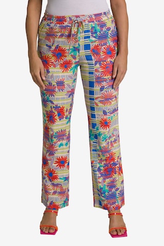 Regular Pantalon Ulla Popken en mélange de couleurs : devant