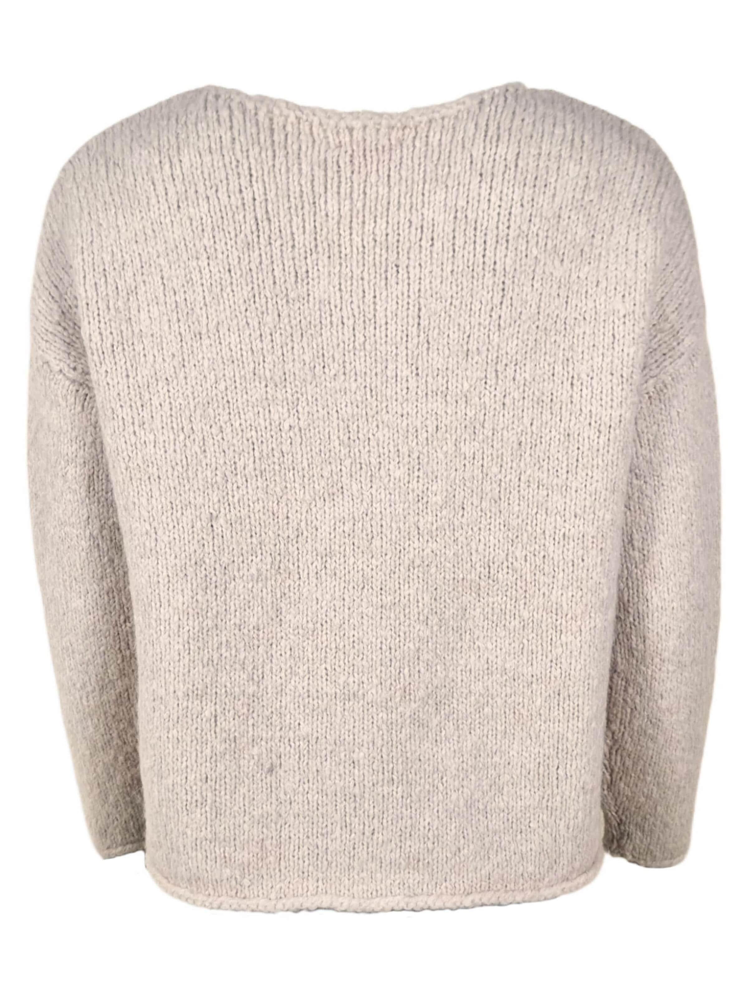LIKS. Munich Pullover 'Damen Strickpullover mit Herzintarsie – BrittaC'‌‌‌‌‌‌‌‌‌‌ in Beige