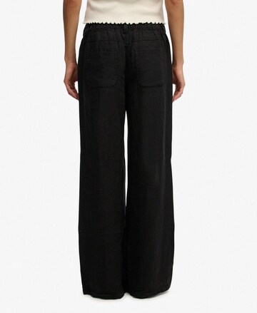 Superdry & Co Regular Broek in Zwart