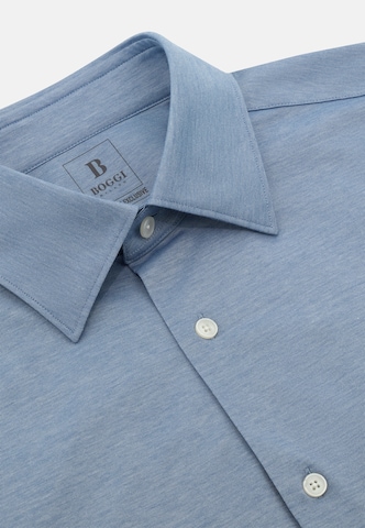 Coupe regular Chemise Boggi Milano en bleu